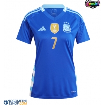 Ženski Nogometni dresi Argentina Rodrigo De Paul #7 Gostujoči Copa America 2024 Kratek Rokav